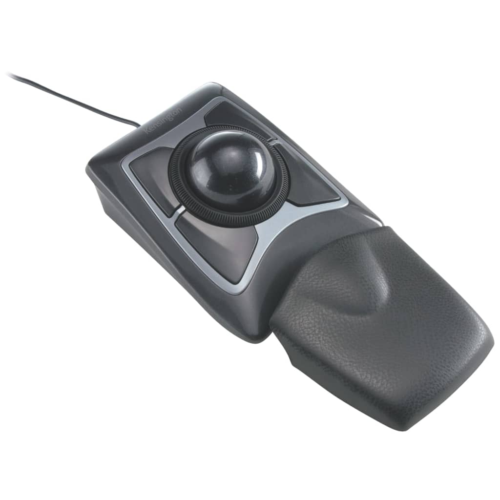 Trackball met snoer Expert Mouse zwart en grijs is nu te koop bij PeponiXL, paradijselijk wonen!