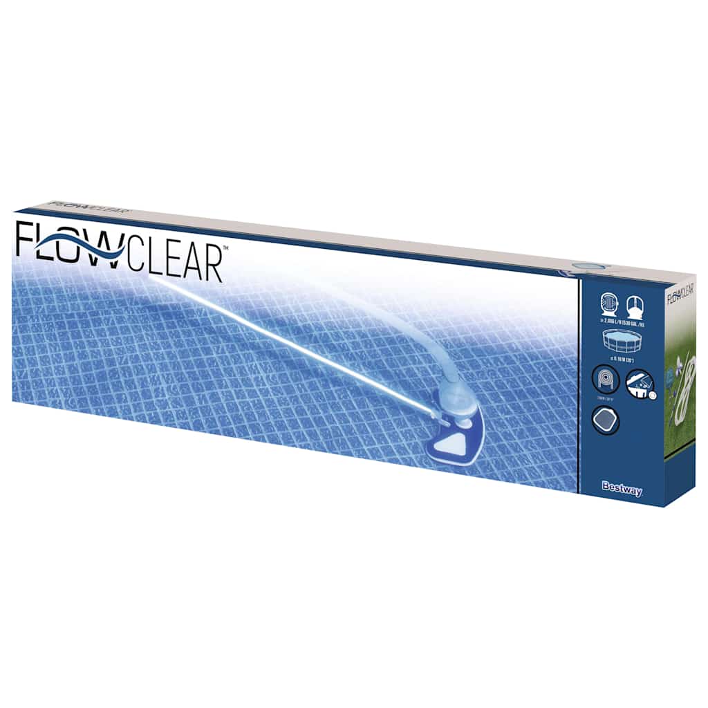 Flowclear zwembadreinigingsset AquaClean is nu te koop bij PeponiXL, paradijselijk wonen!