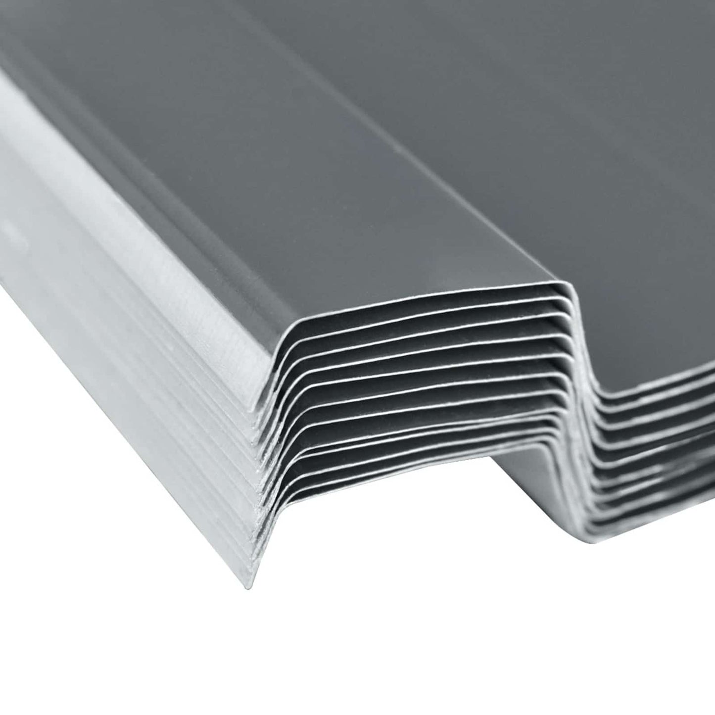 Dakpaneel 12 pcs Grijs 129 x 45 cm Gegalvaniseerd staal is nu te koop bij PeponiXL, paradijselijk wonen!