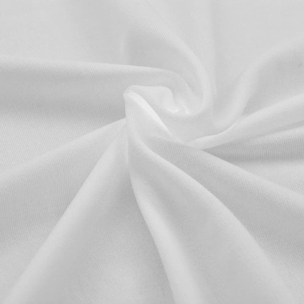Tafelhoes stretch wit 243x76x74 cm 2 st is nu te koop bij PeponiXL, paradijselijk wonen!