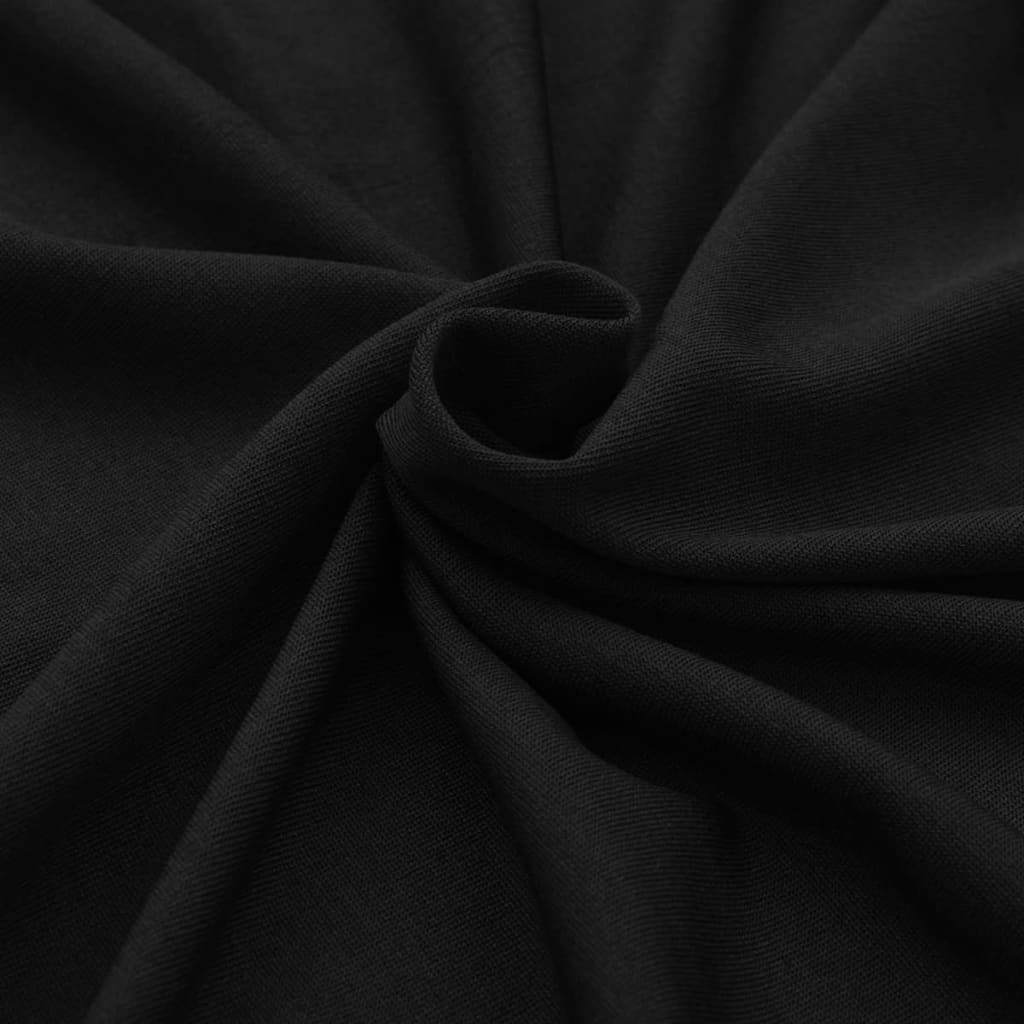 Tafelhoes stretch zwart 243x76x74 cm 2 st is nu te koop bij PeponiXL, paradijselijk wonen!