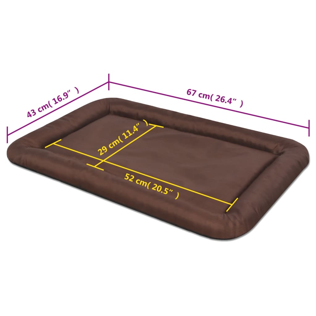 Hondenmatras maat L bruin is nu te koop bij PeponiXL, paradijselijk wonen!