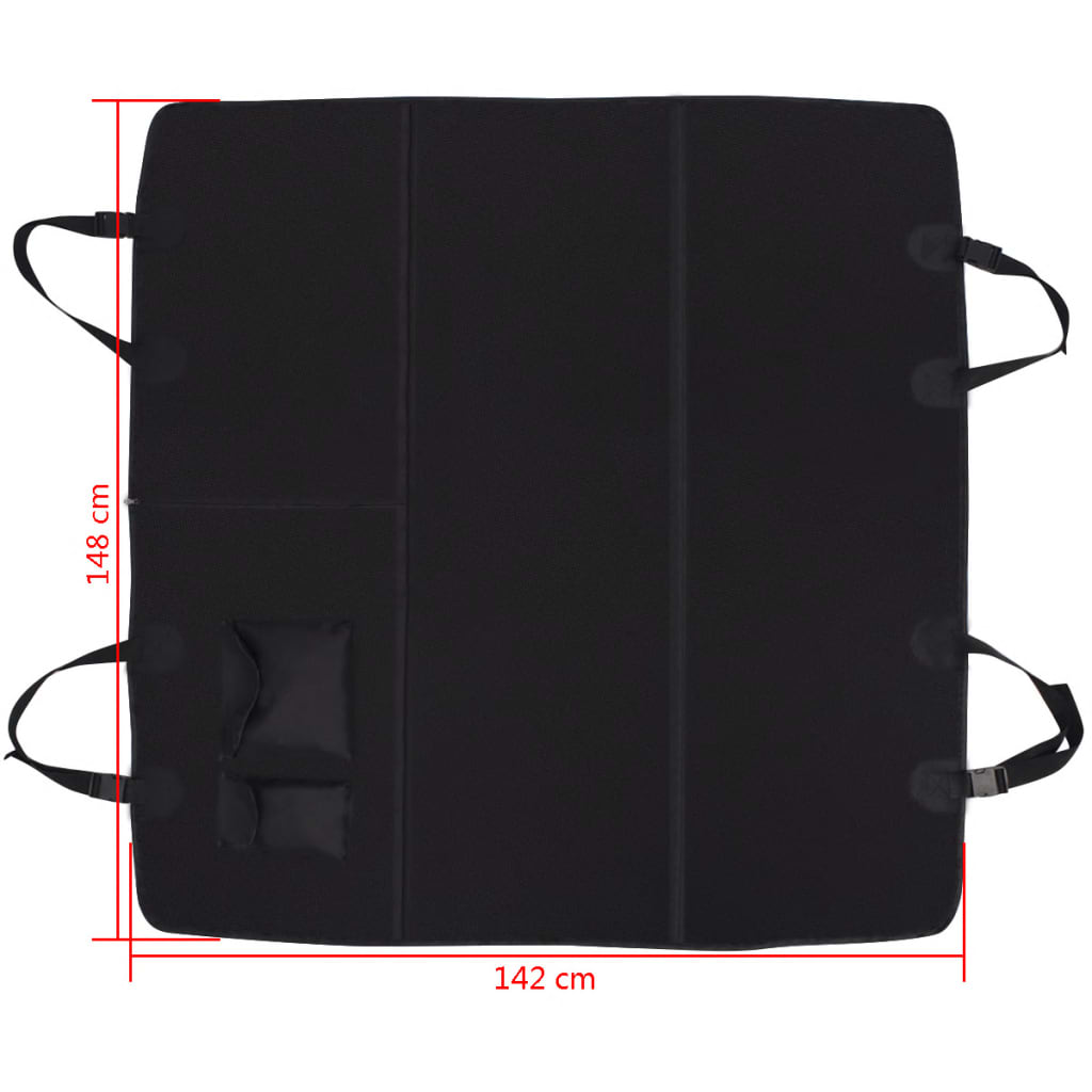 Huisdieren achterbankhoes 148x142 zwart is nu te koop bij PeponiXL, paradijselijk wonen!