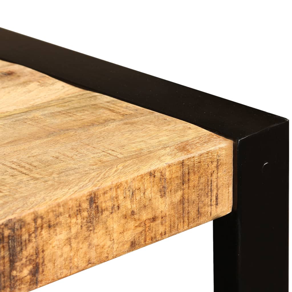 Eettafel 120 cm massief ruw mangohout is nu te koop bij PeponiXL, paradijselijk wonen!