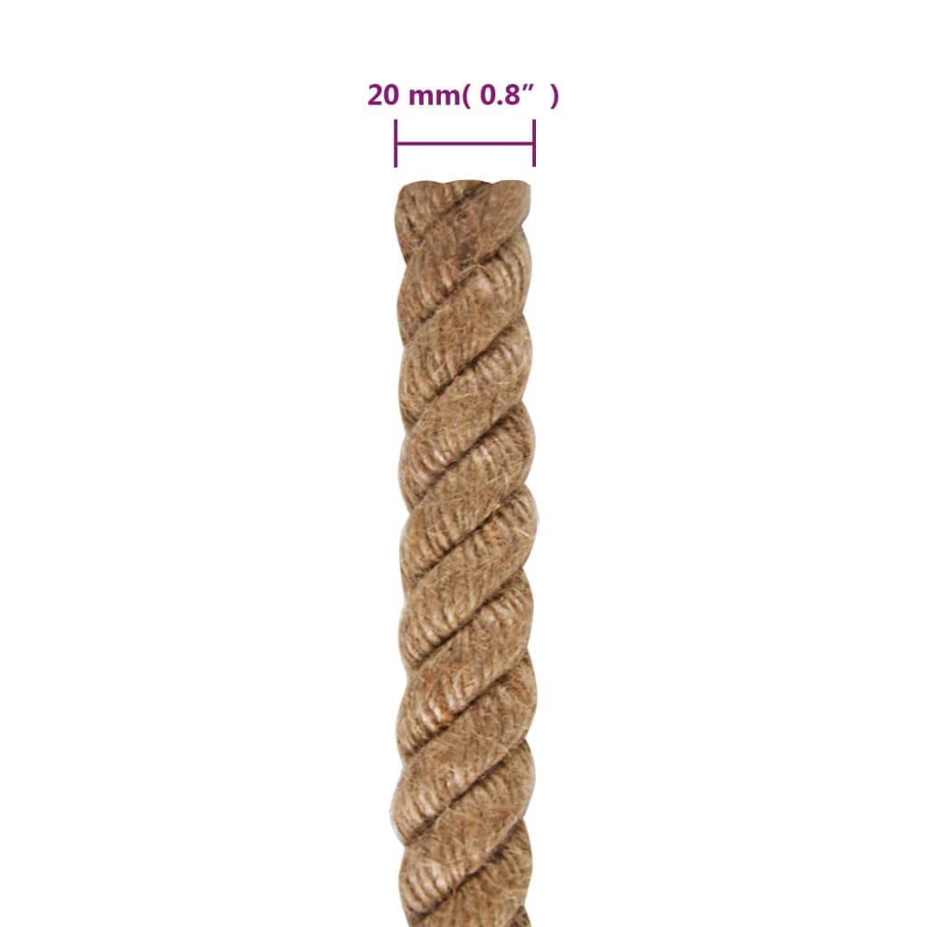 Touw 100% jute 20 mm 50 m is nu te koop bij PeponiXL, paradijselijk wonen!