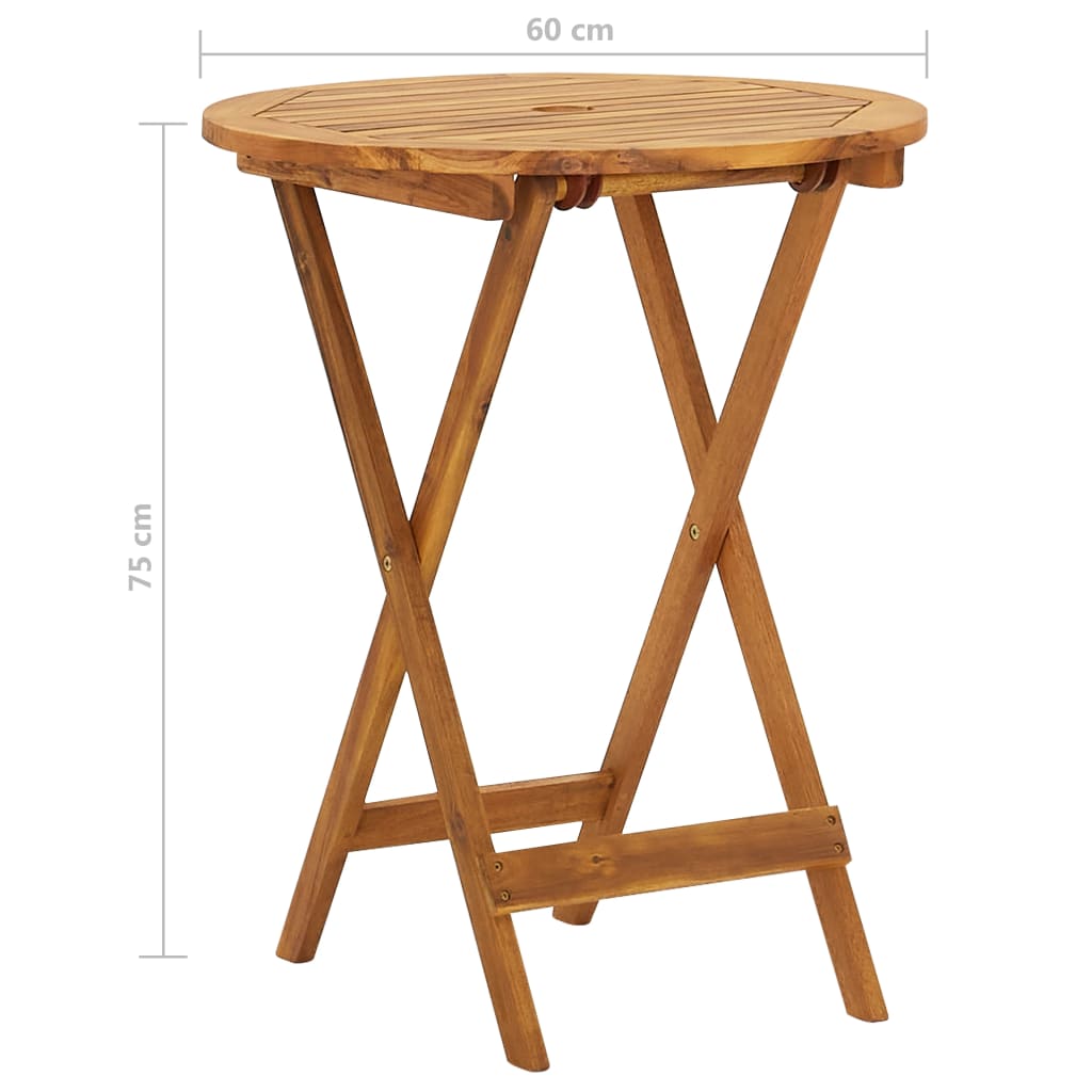3-delige Bistroset inklapbaar massief acaciahout is nu te koop bij PeponiXL, paradijselijk wonen!