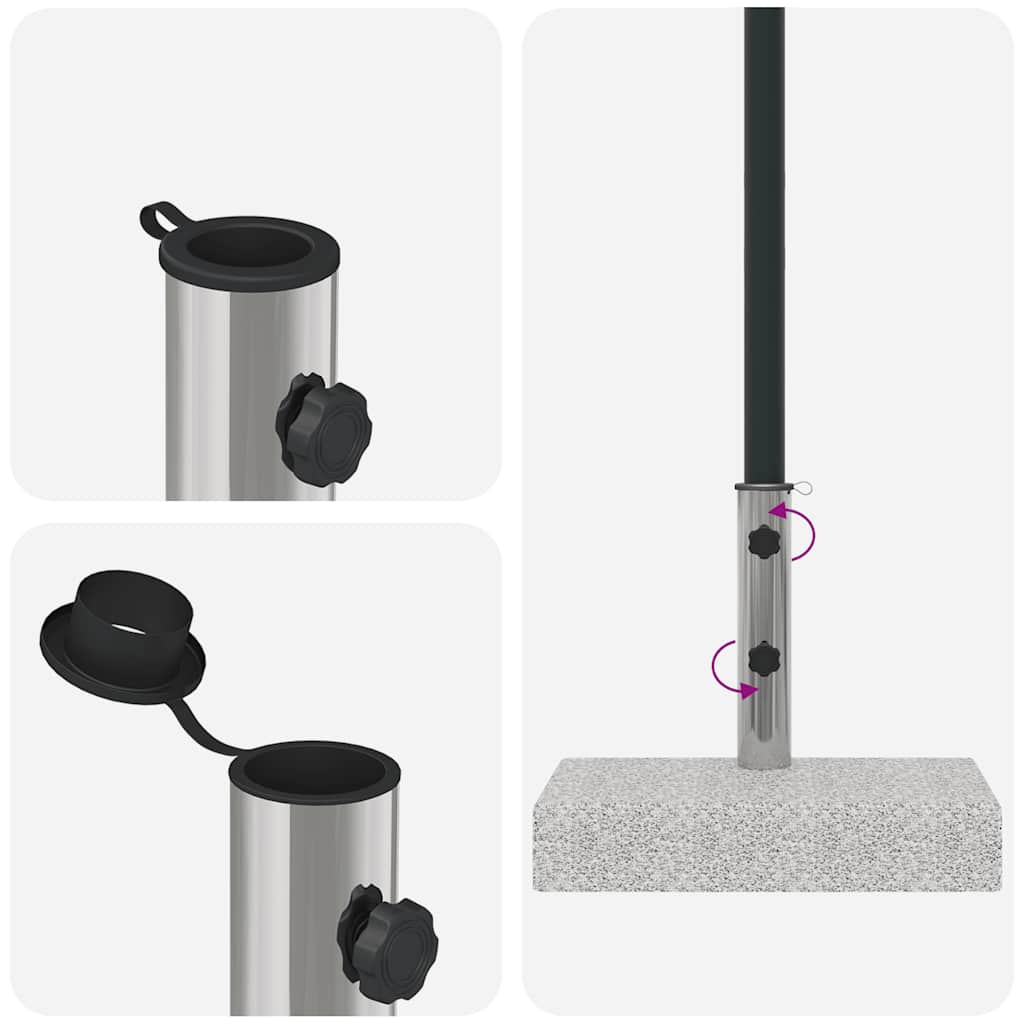 Parasolvoet rechthoekig 25 kg graniet is nu te koop bij PeponiXL, paradijselijk wonen!