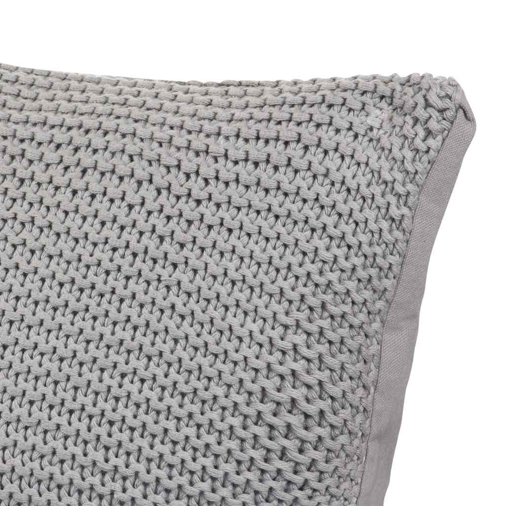 Plaid kussen Basketweave met kussen Grijs Katoen is nu te koop bij PeponiXL, paradijselijk wonen!