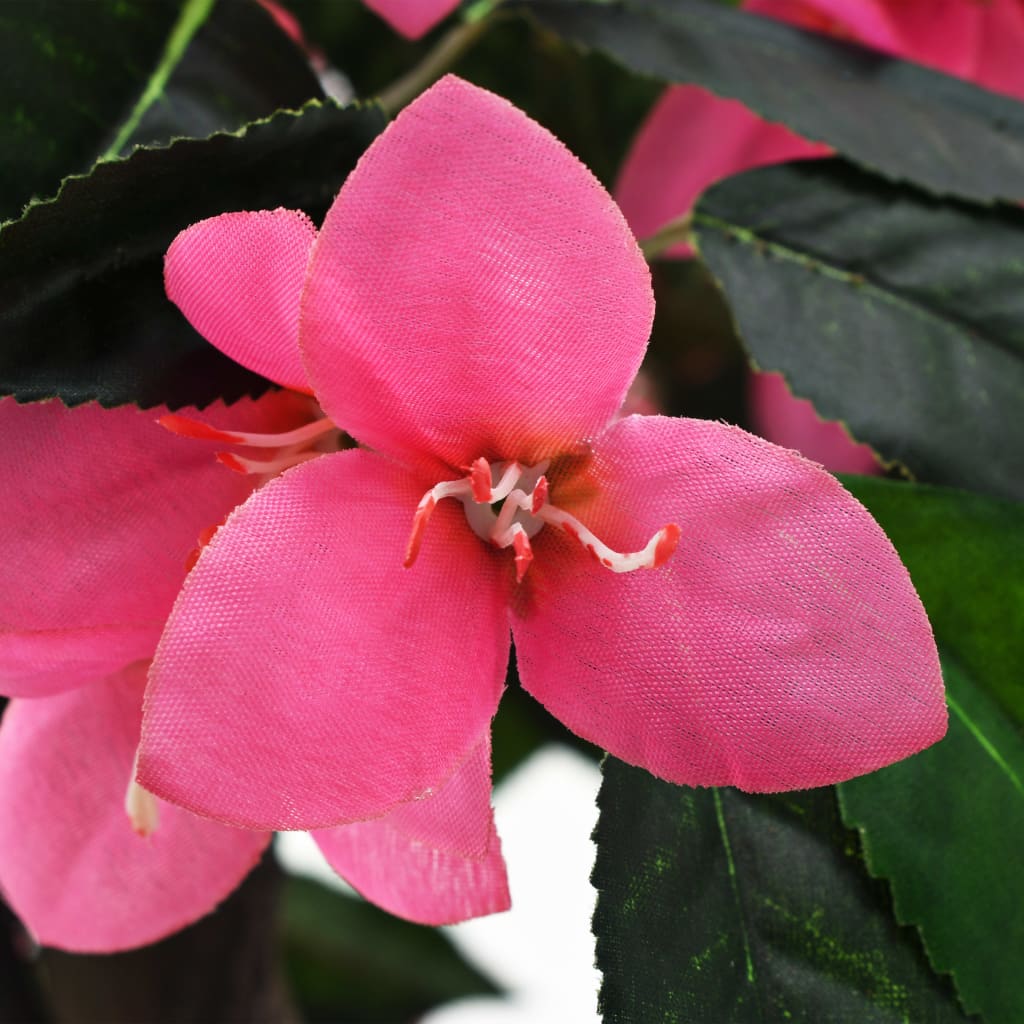 Kunstplant met pot rododendron 155 cm groen en roze is nu te koop bij PeponiXL, paradijselijk wonen!