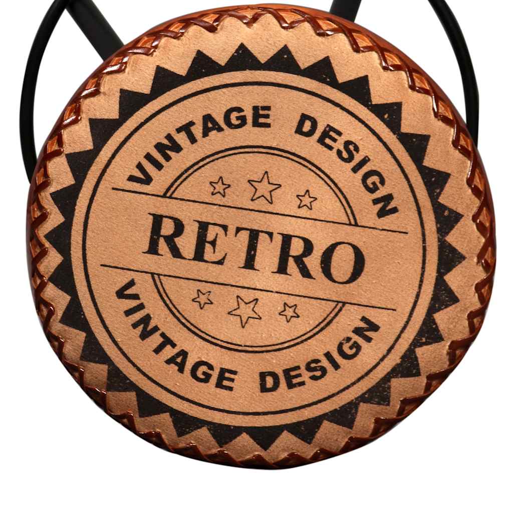 5-delige Barset massief acaciahout, echt leer en canvas is nu te koop bij PeponiXL, paradijselijk wonen!