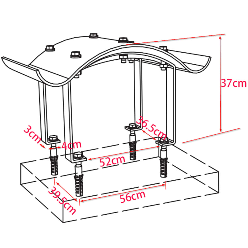 Schoorsteenkap roestvrij staal 70 x 70 x 37 cm is nu te koop bij PeponiXL, paradijselijk wonen!