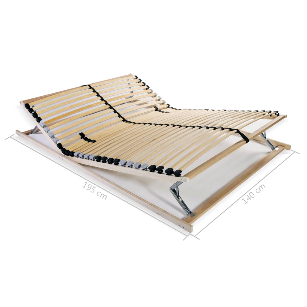 Lattenbodem met 28 latten 7 zones 140x200 cm is nu te koop bij PeponiXL, paradijselijk wonen!