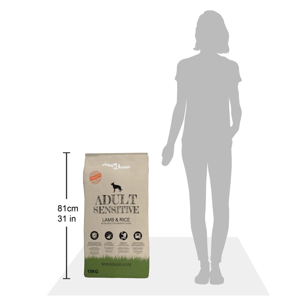 Premium hondenvoer droog Adult Sensitive Lamb & Rice 30kg 2 st is nu te koop bij PeponiXL, paradijselijk wonen!