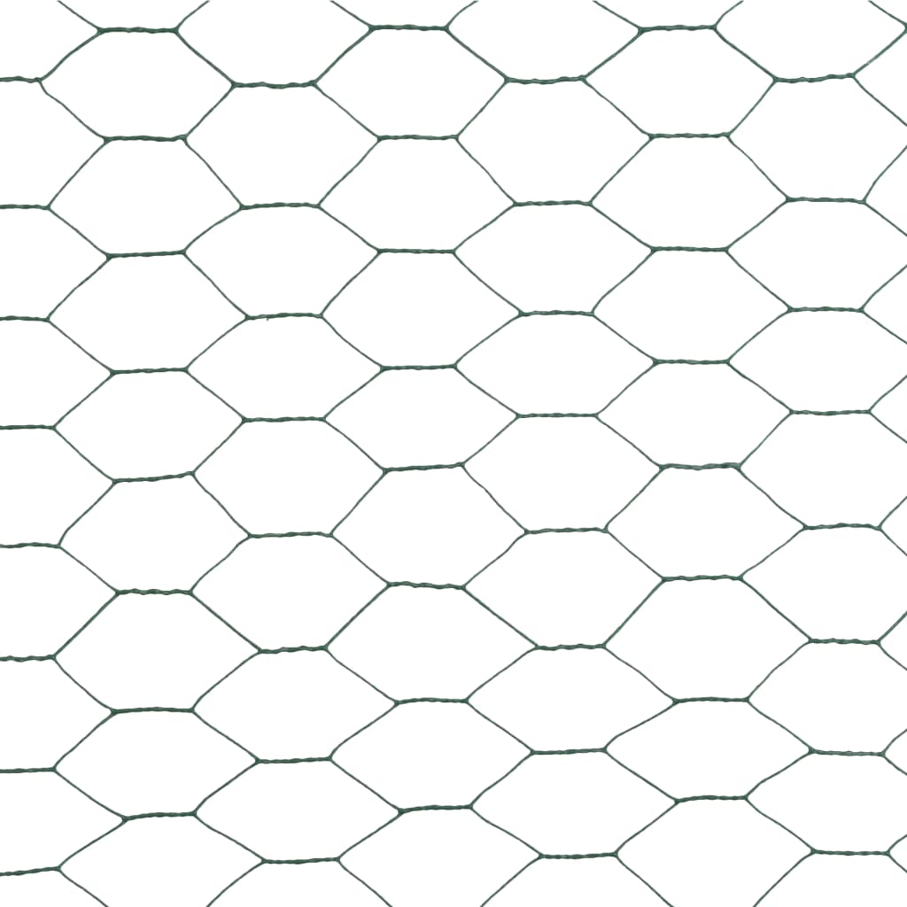Kippengaas 25x1,2 m staal met PVC coating groen is nu te koop bij PeponiXL, paradijselijk wonen!