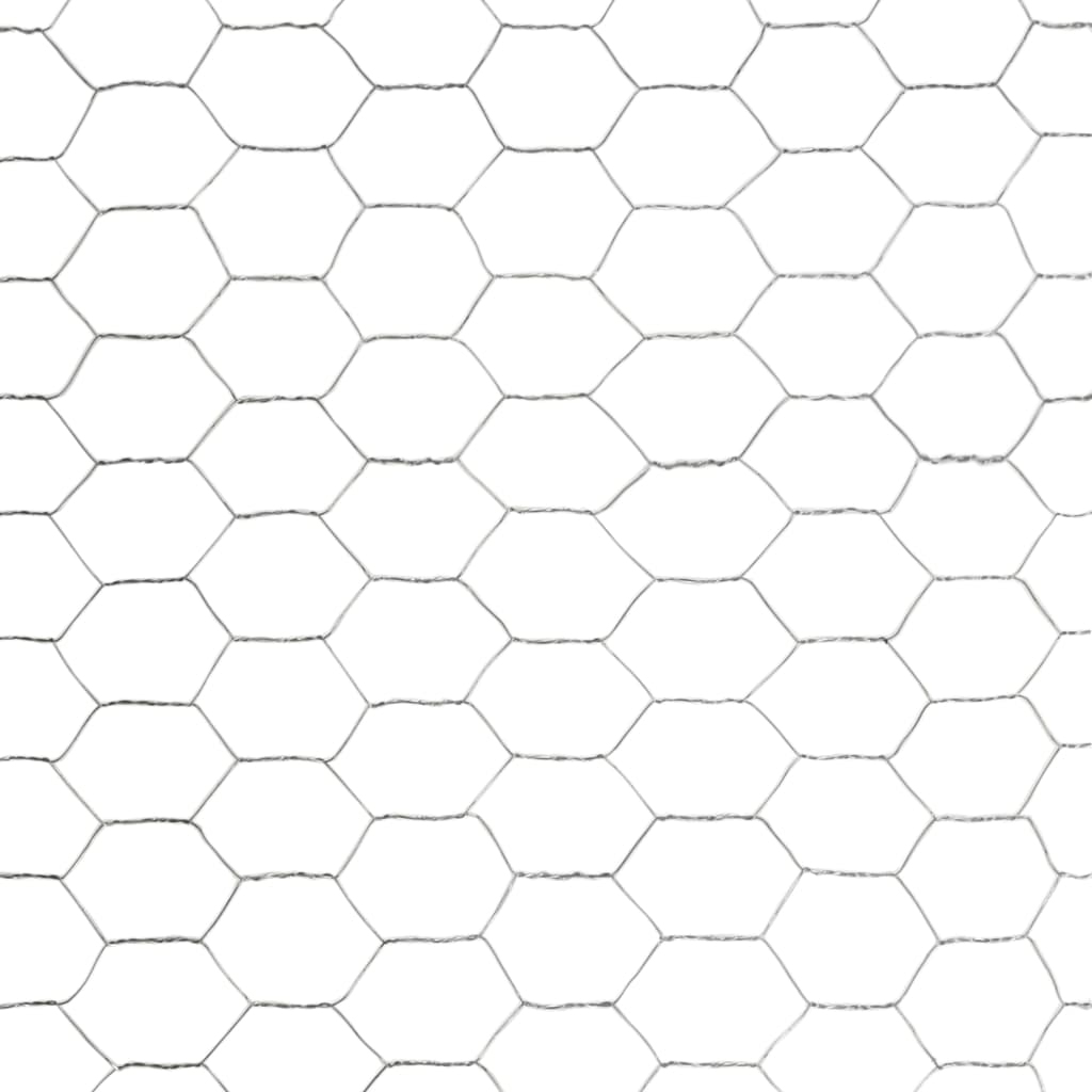 Kippengaas 25x1,2 m gegalvaniseerd staal zilverkleurig is nu te koop bij PeponiXL, paradijselijk wonen!