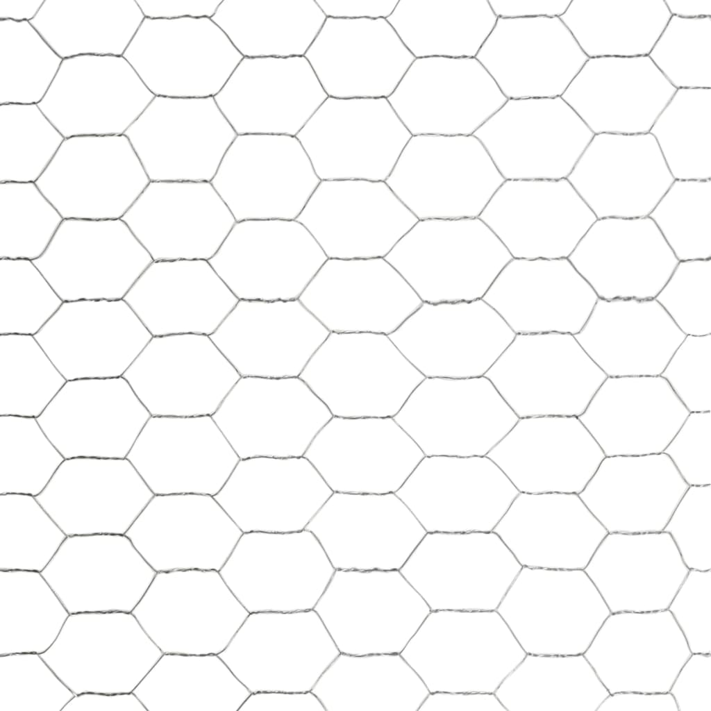 Kippengaas 25x1,2 m gegalvaniseerd staal zilverkleurig is nu te koop bij PeponiXL, paradijselijk wonen!