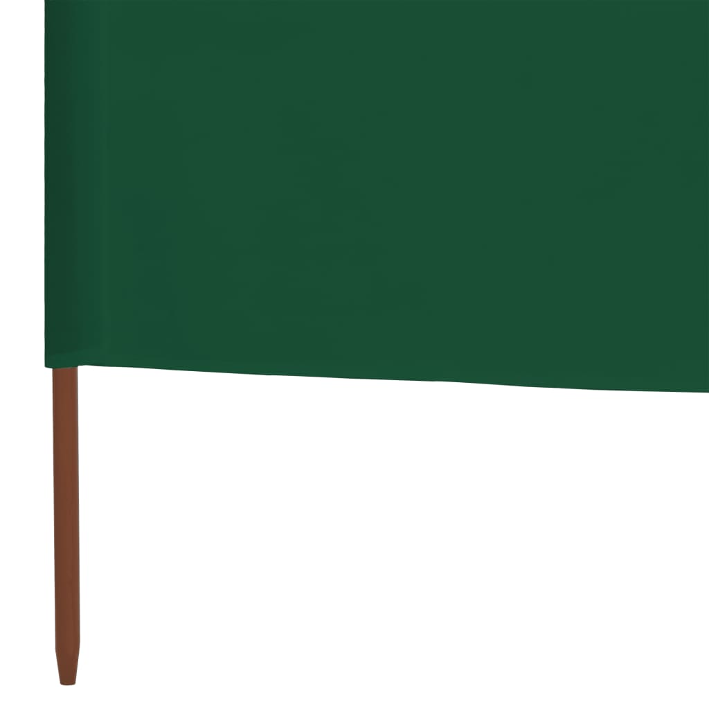 Windscherm 3-panelen 400x120 cm stof groen is nu te koop bij PeponiXL, paradijselijk wonen!
