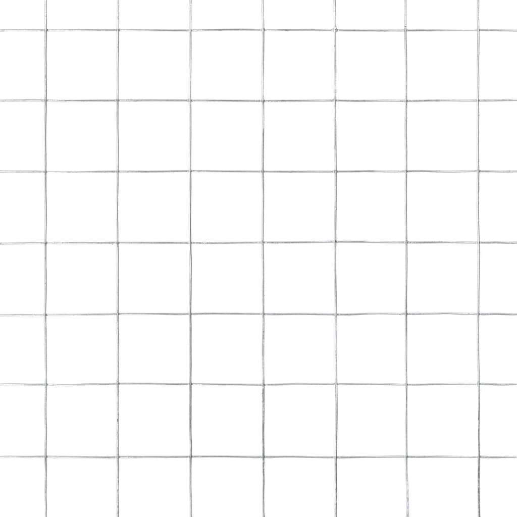 Kippengaas 10x0,5 m gegalvaniseerd staal zilverkleurig is nu te koop bij PeponiXL, paradijselijk wonen!