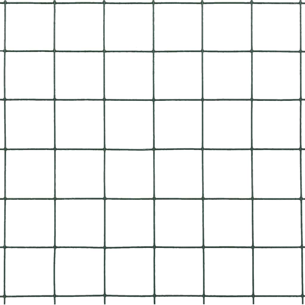 Kippengaas 10x0,5 m staal met PVC coating groen is nu te koop bij PeponiXL, paradijselijk wonen!