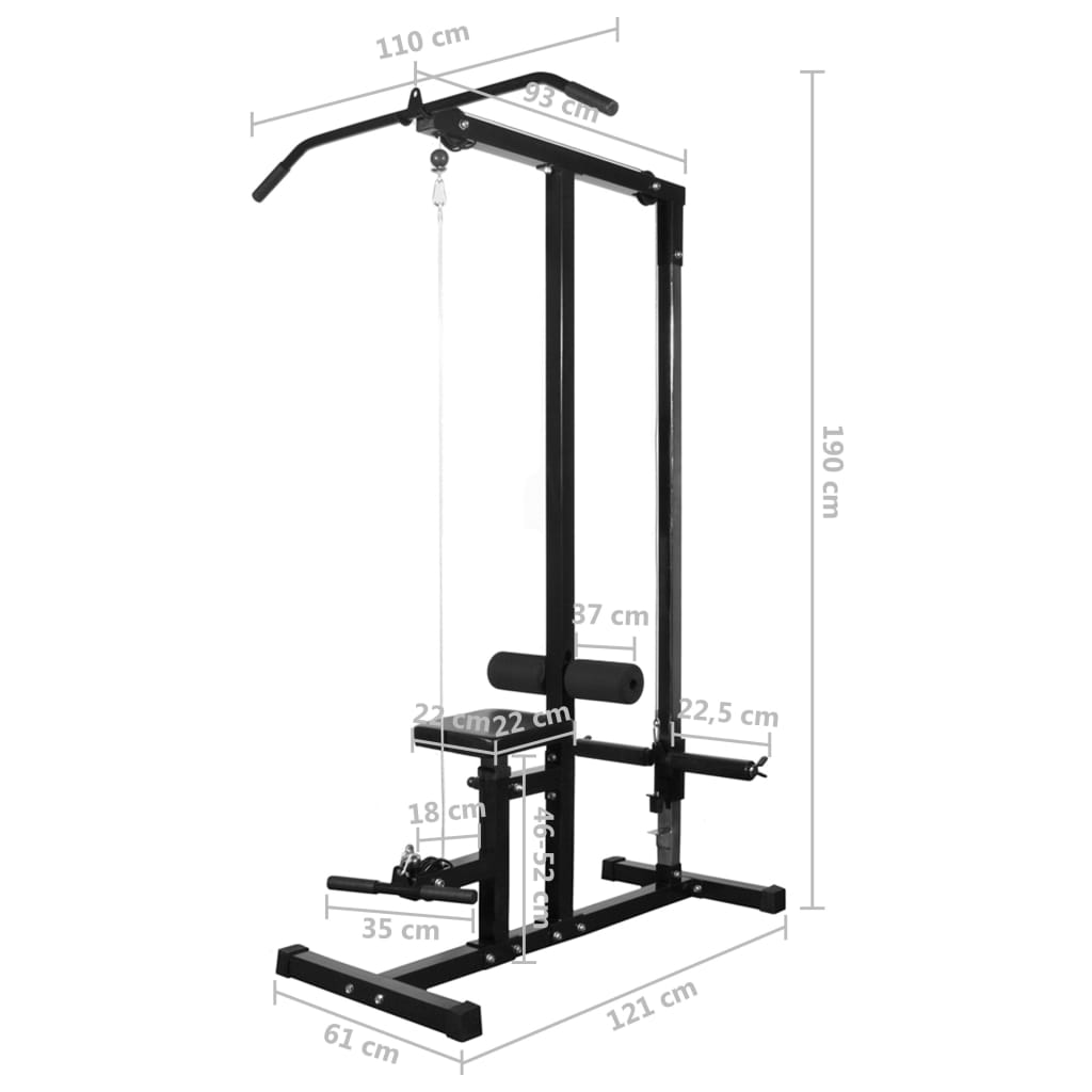 Krachttoren met halterset 60,5 kg is nu te koop bij PeponiXL, paradijselijk wonen!
