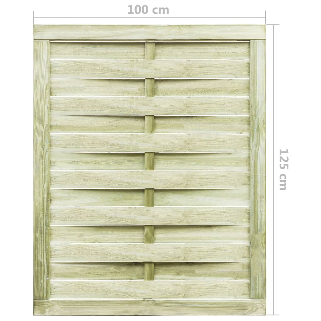 Poort 100x125 cm groen geïmpregneerd grenenhout is nu te koop bij PeponiXL, paradijselijk wonen!