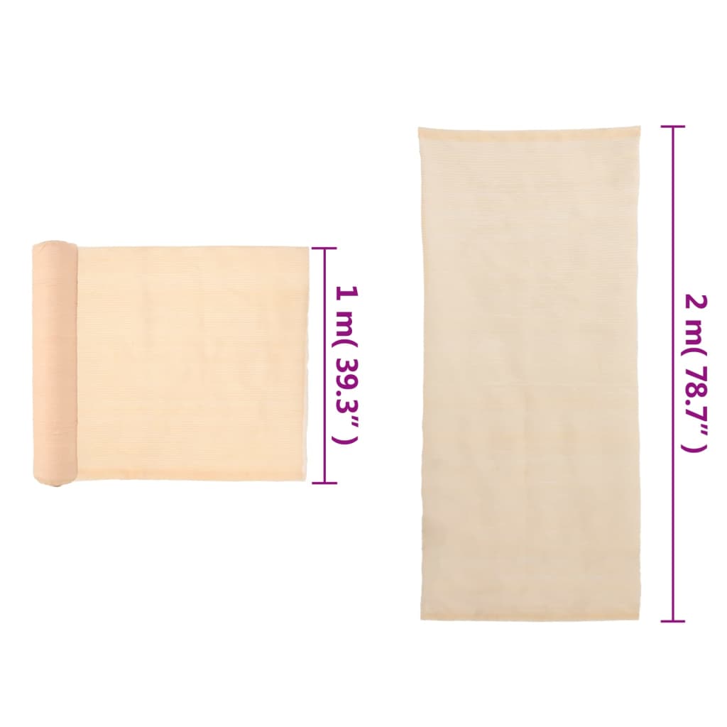 Privacynet 2x10 m HDPE beige is nu te koop bij PeponiXL, paradijselijk wonen!