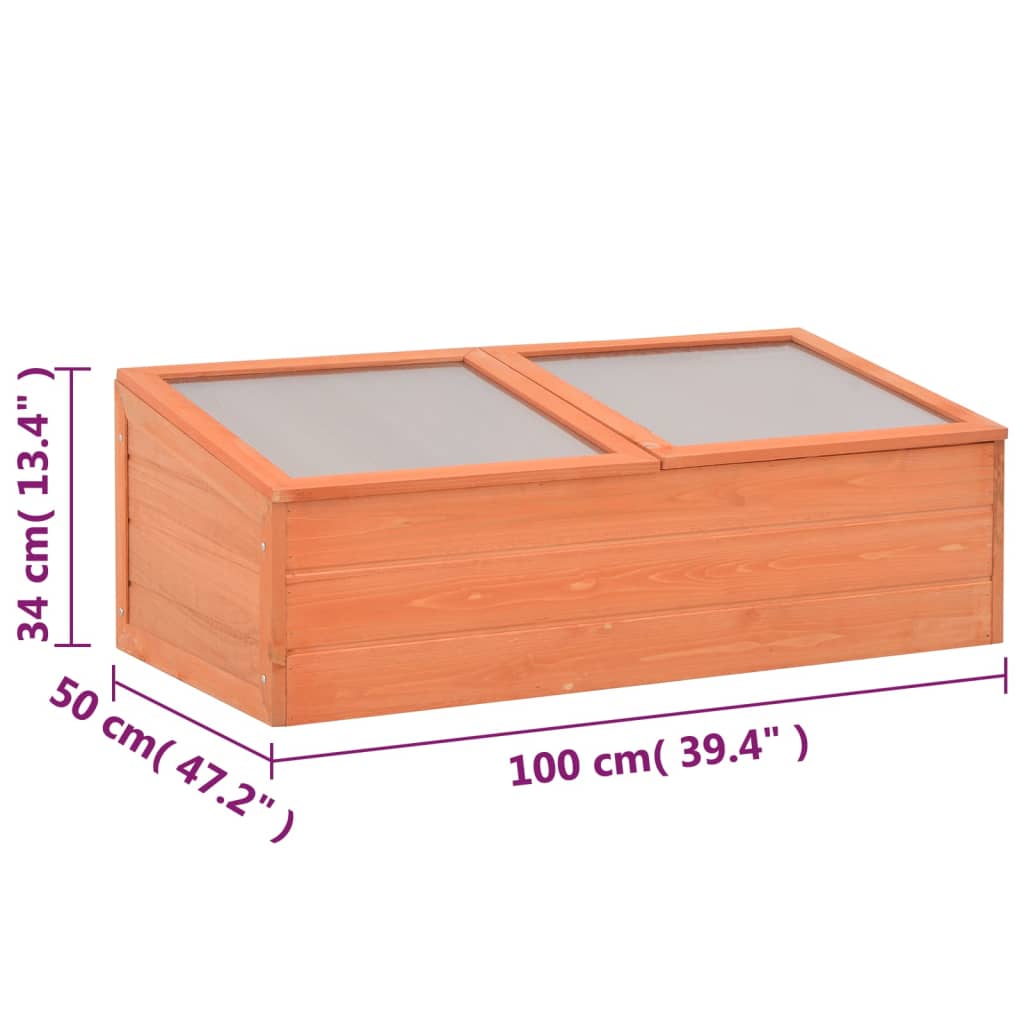 Tuinkas 100x50x34 cm hout is nu te koop bij PeponiXL, paradijselijk wonen!