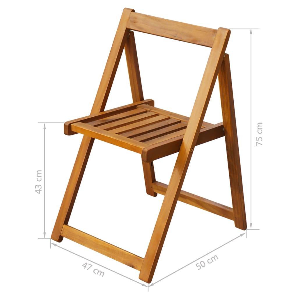 5-delige Tuinset inklapbaar massief acaciahout is nu te koop bij PeponiXL, paradijselijk wonen!