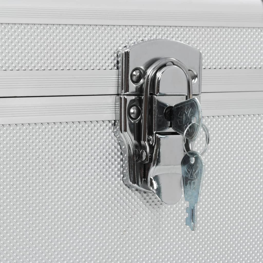 Opbergkoffers 3 st aluminium zilverkleurig is nu te koop bij PeponiXL, paradijselijk wonen!