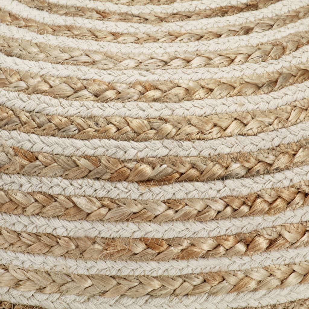 Poef handgemaakt 40x45 cm jute is nu te koop bij PeponiXL, paradijselijk wonen!
