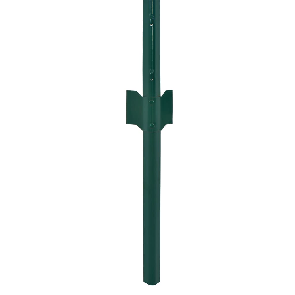 Draadgaashek met palen 25x0,5 m staal groen is nu te koop bij PeponiXL, paradijselijk wonen!