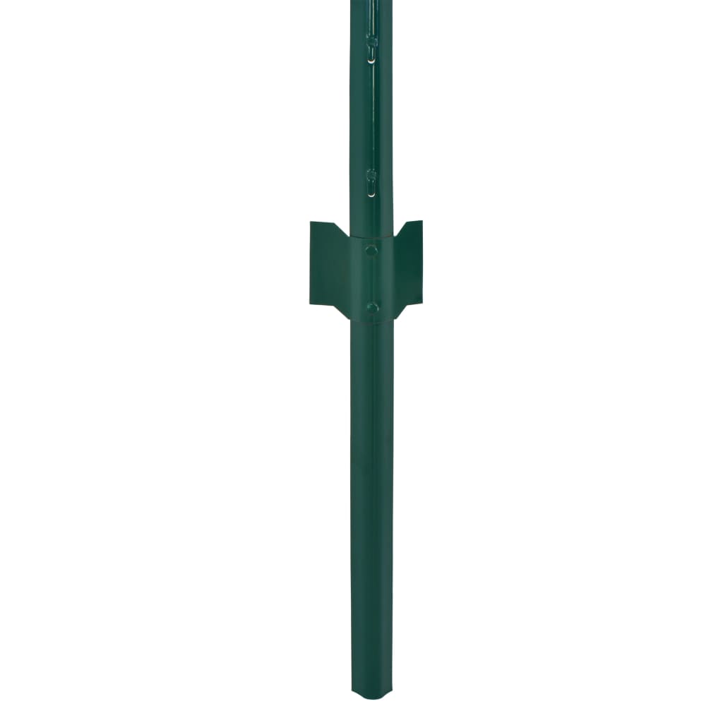 Draadgaashek met palen 25x0,5 m staal groen is nu te koop bij PeponiXL, paradijselijk wonen!