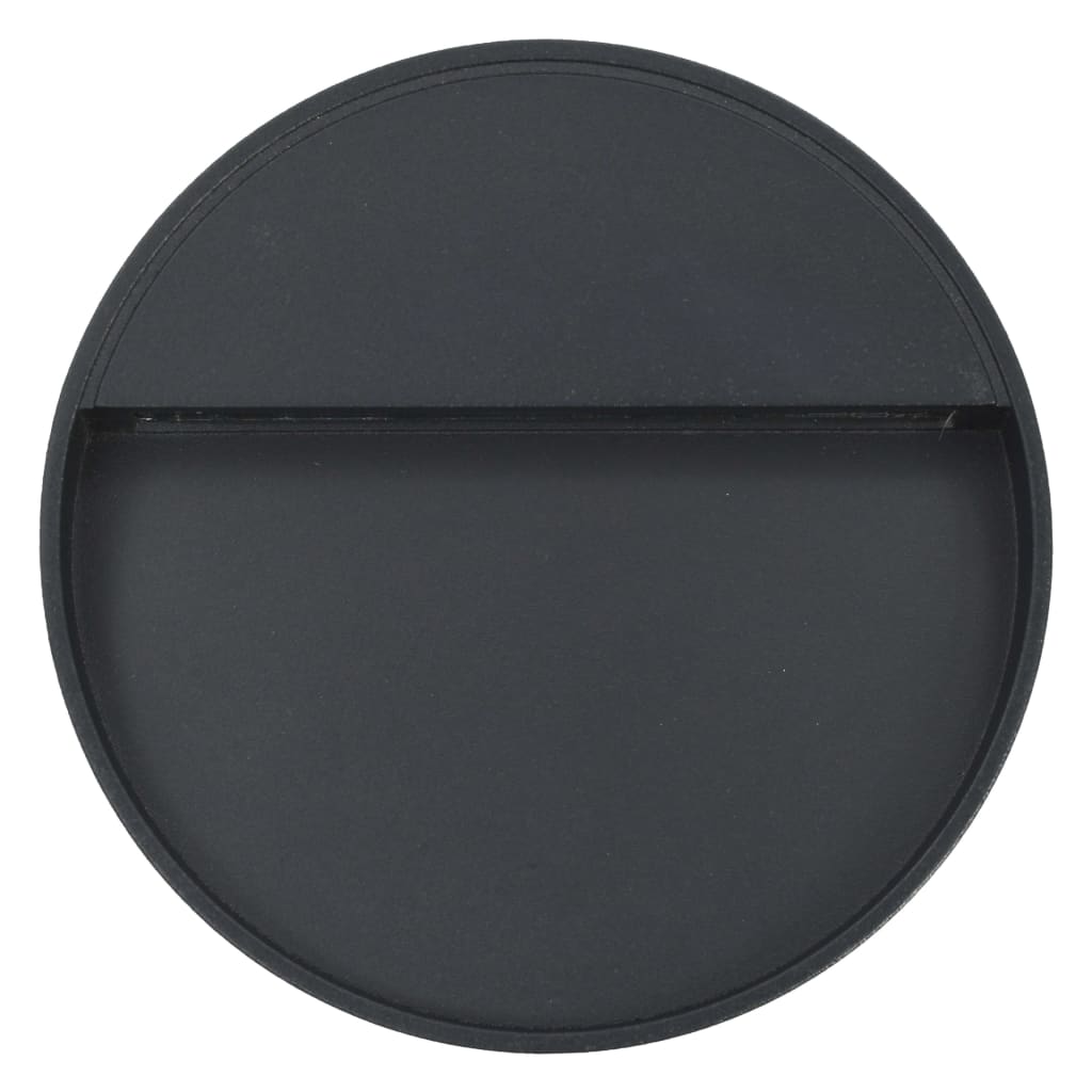 LED-buitenwandlampen 2 st 3 W rond zwart is nu te koop bij PeponiXL, paradijselijk wonen!