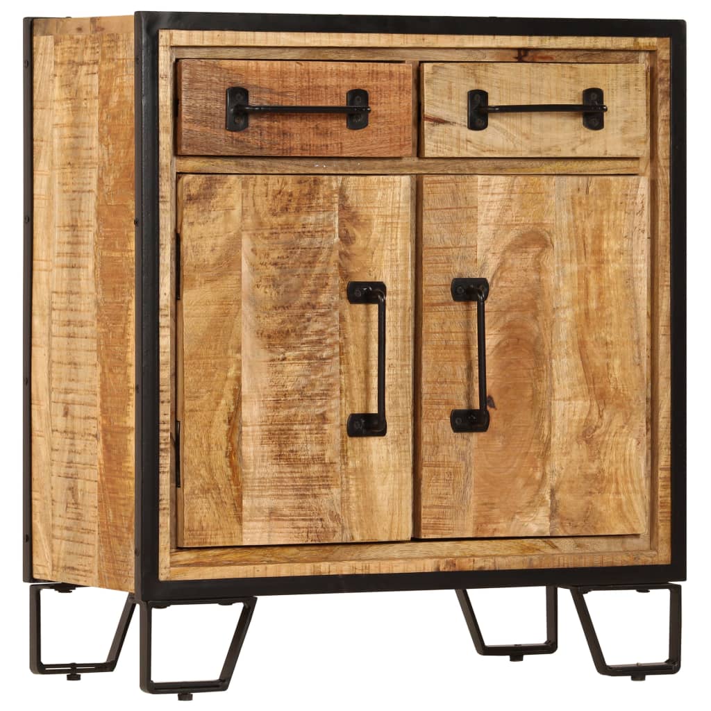 Dressoir 65x30x70 cm massief mangohout is nu te koop bij PeponiXL, paradijselijk wonen!