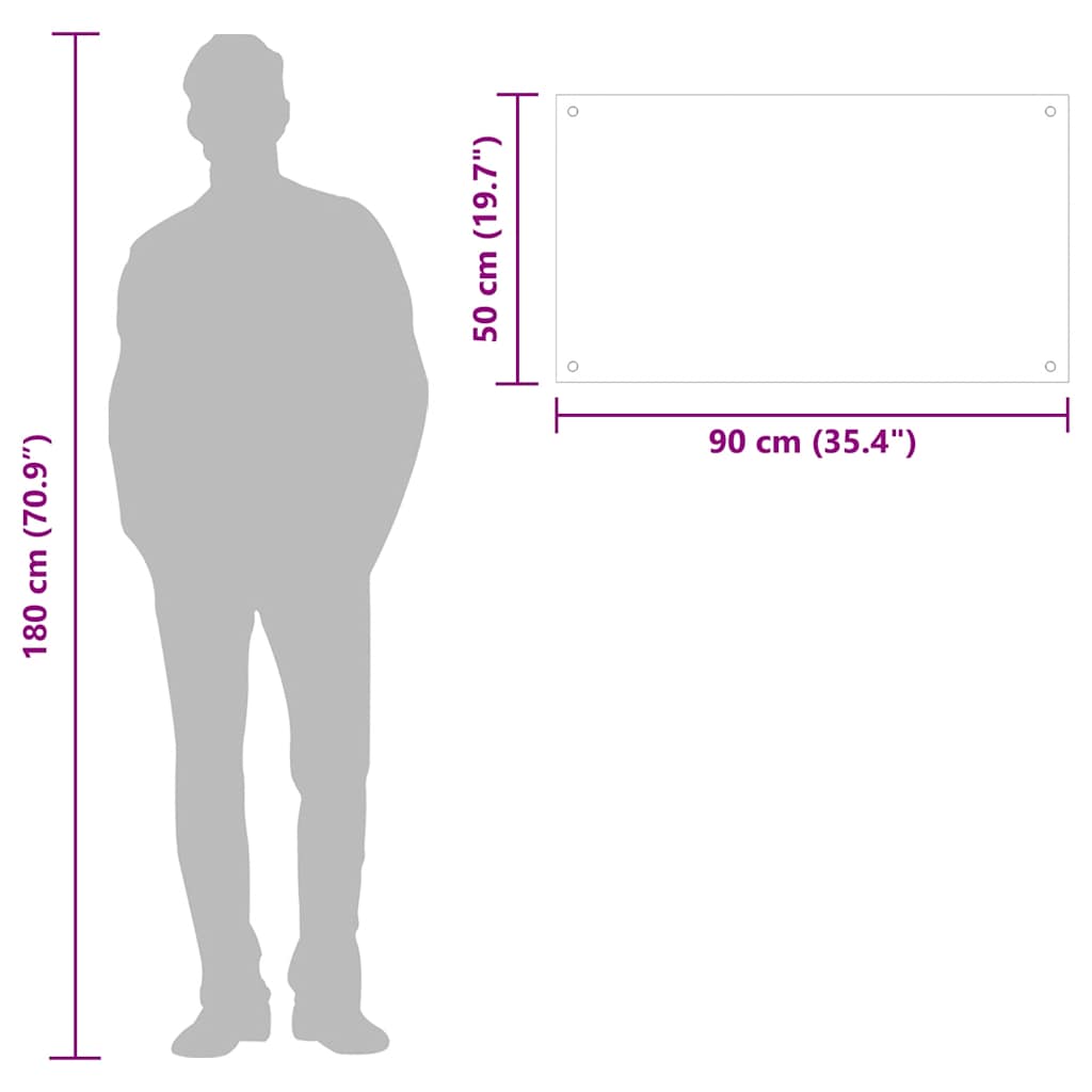 Spatscherm keuken 90x50 cm gehard glas zwart is nu te koop bij PeponiXL, paradijselijk wonen!