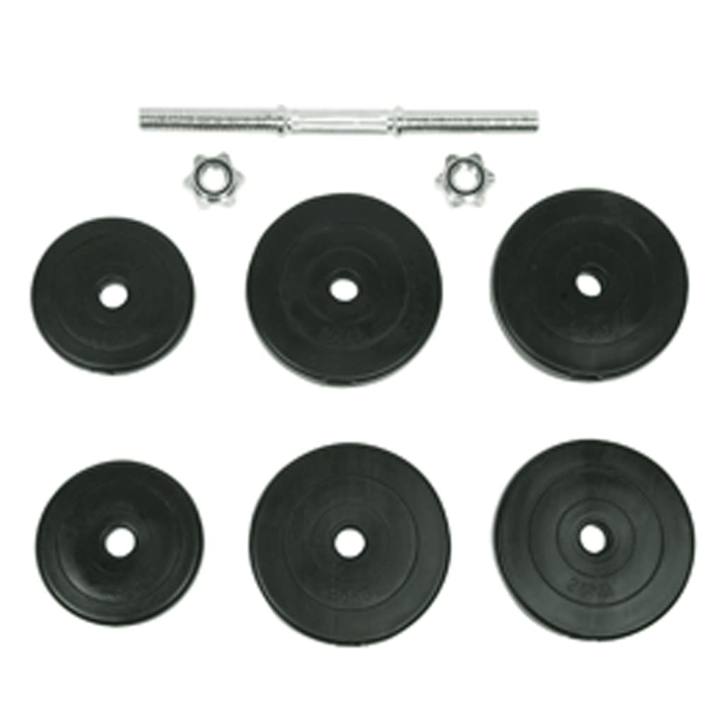 9-delige Halterset 15 kg is nu te koop bij PeponiXL, paradijselijk wonen!