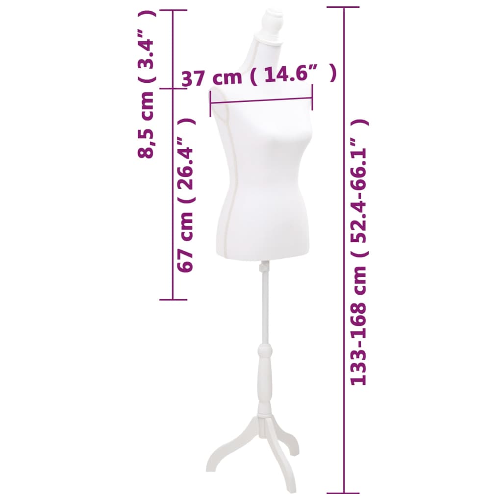 Etalagepop torso vrouw wit is nu te koop bij PeponiXL, paradijselijk wonen!