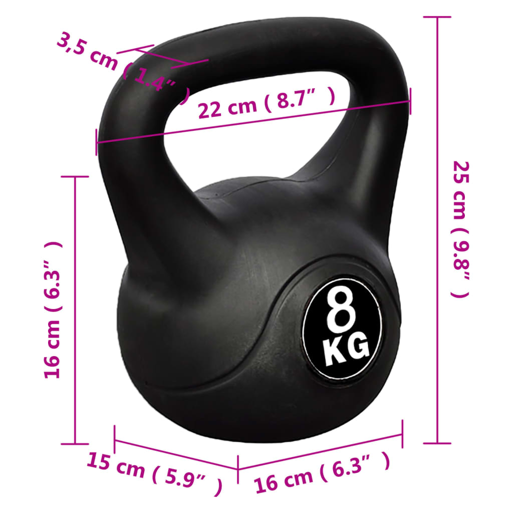 Kettlebell 8 kg is nu te koop bij PeponiXL, paradijselijk wonen!