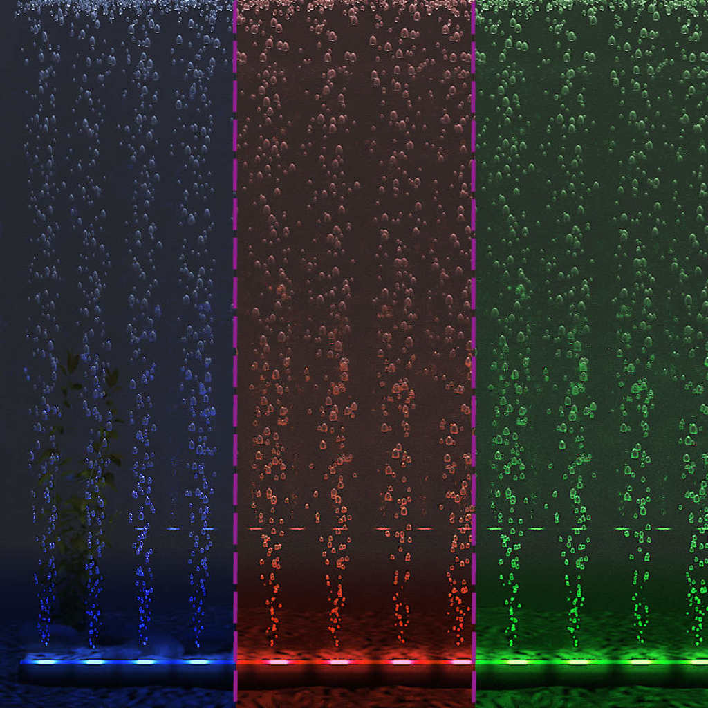 LED-aquariumlamp met bubbels RGB 56,5 cm is nu te koop bij PeponiXL, paradijselijk wonen!