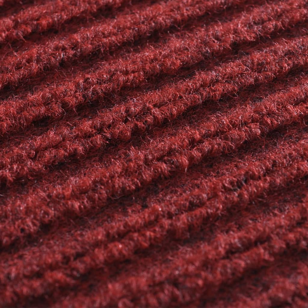 Deurmat 90x120 cm PVC rood is nu te koop bij PeponiXL, paradijselijk wonen!