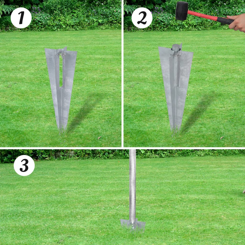 Gaashek met palen 25x1,25 m gegalvaniseerd staal is nu te koop bij PeponiXL, paradijselijk wonen!