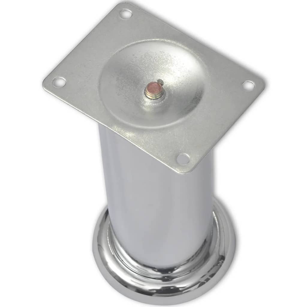 Bankpoten rond chroom 180 mm 4 st is nu te koop bij PeponiXL, paradijselijk wonen!