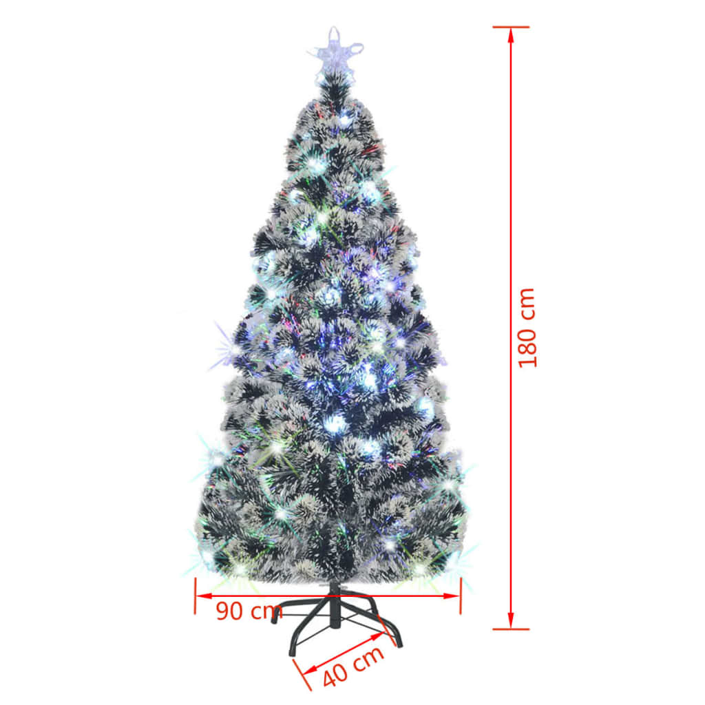 Voorverlichte kerstboom met standaard en LED 180 cm glasvezel is nu te koop bij PeponiXL, paradijselijk wonen!