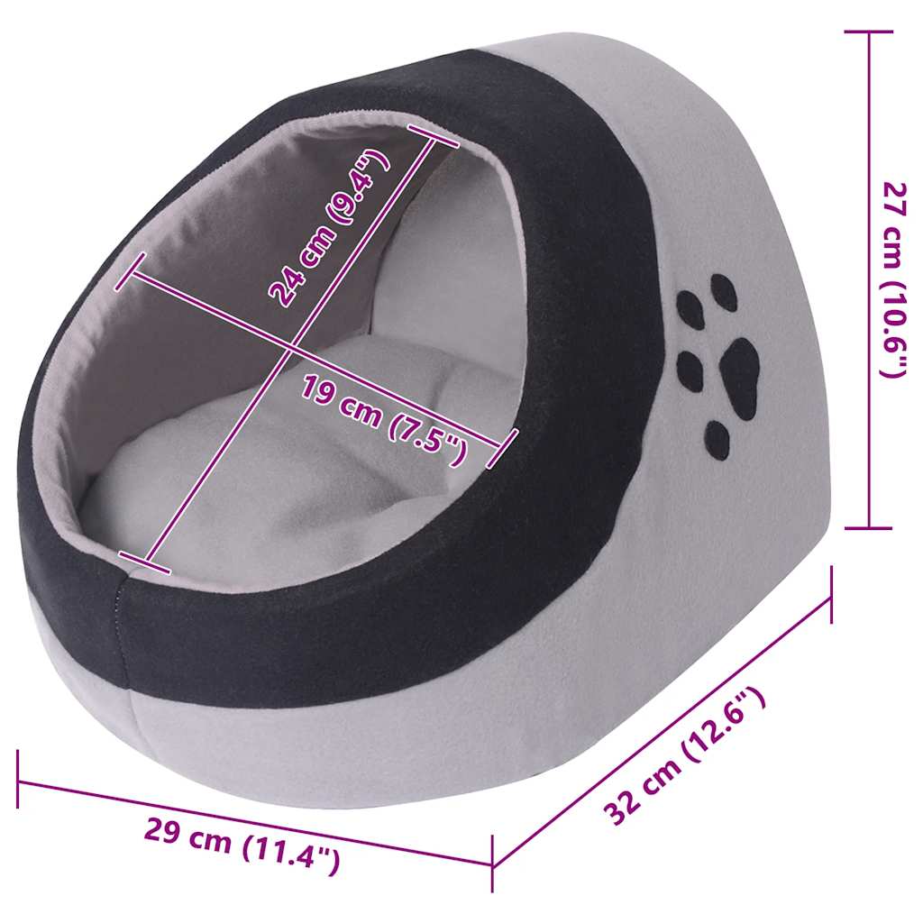 Kattenmand M grijs en zwart is nu te koop bij PeponiXL, paradijselijk wonen!