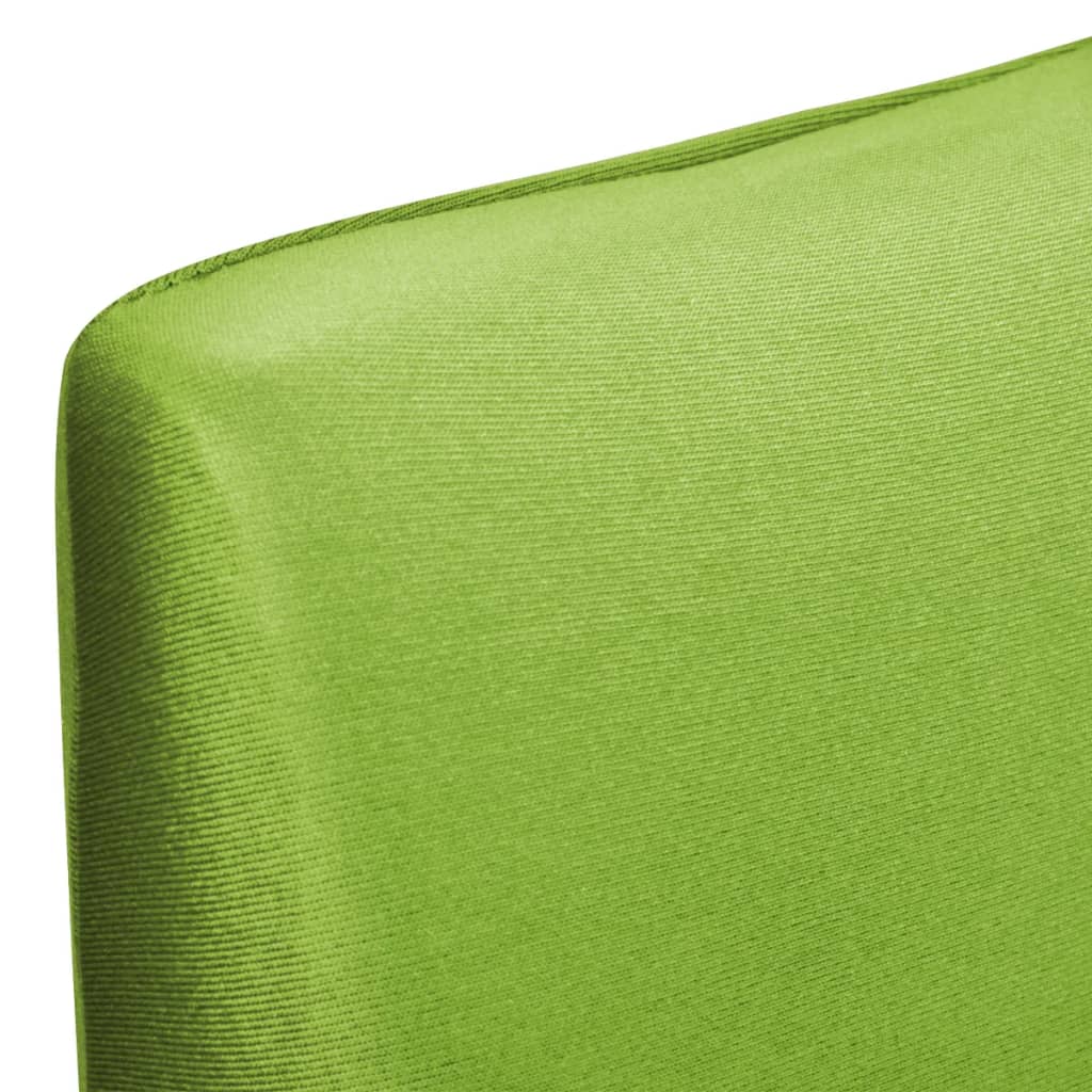 Stoelhoezen 4 st stretch recht groen is nu te koop bij PeponiXL, paradijselijk wonen!
