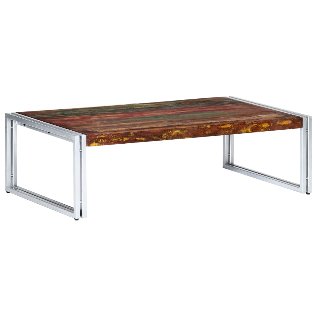 Salontafel 120x60x35 cm massief gerecycled hout is nu te koop bij PeponiXL, paradijselijk wonen!