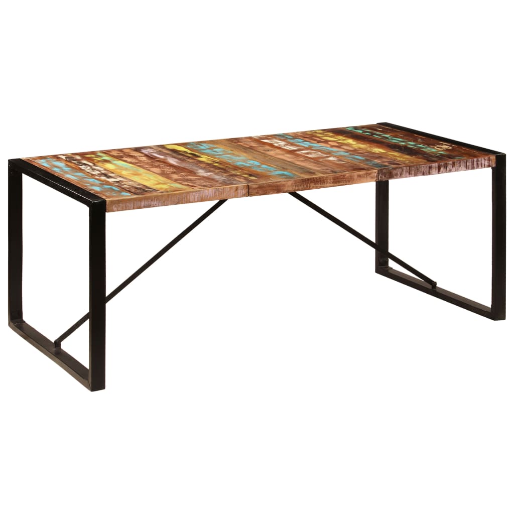 Eettafel 200x100x75 cm massief gerecycled hout is nu te koop bij PeponiXL, paradijselijk wonen!