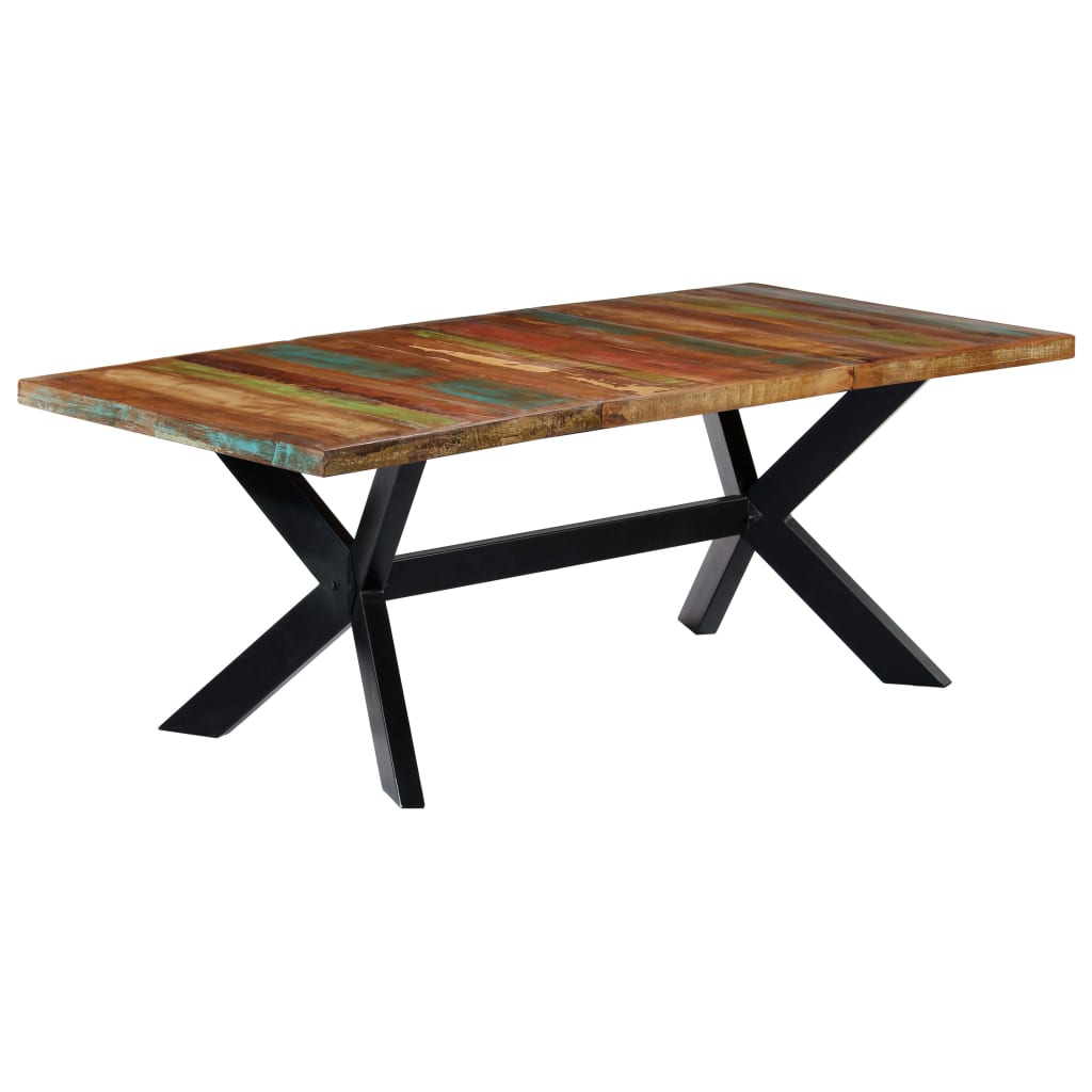 Eettafel 200x100x75 cm massief gerecycled hout is nu te koop bij PeponiXL, paradijselijk wonen!