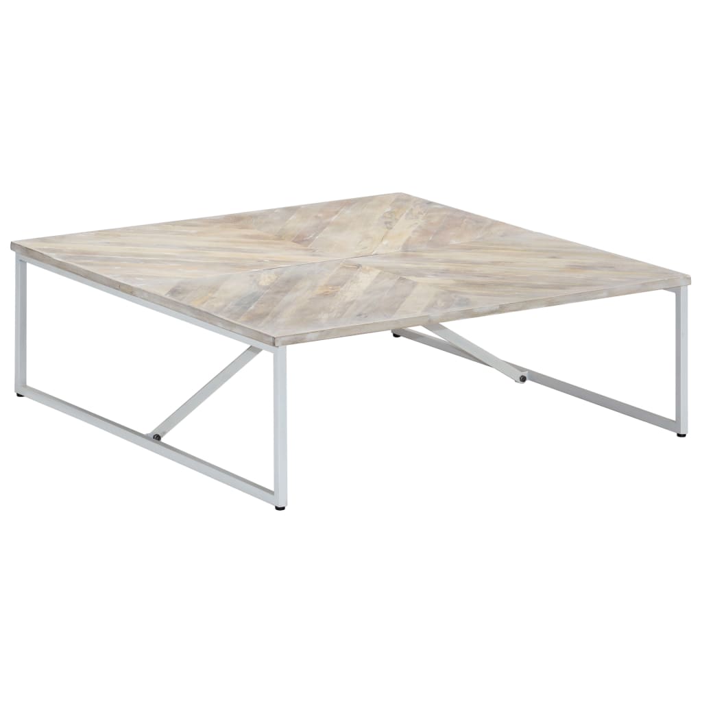 Salontafel 110x110x36 cm massief mangohout is nu te koop bij PeponiXL, paradijselijk wonen!