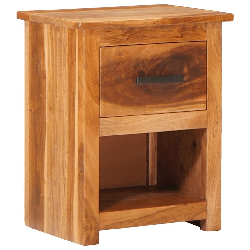 Nachtkastje 40x30x50 cm massief hout is nu te koop bij PeponiXL, paradijselijk wonen!